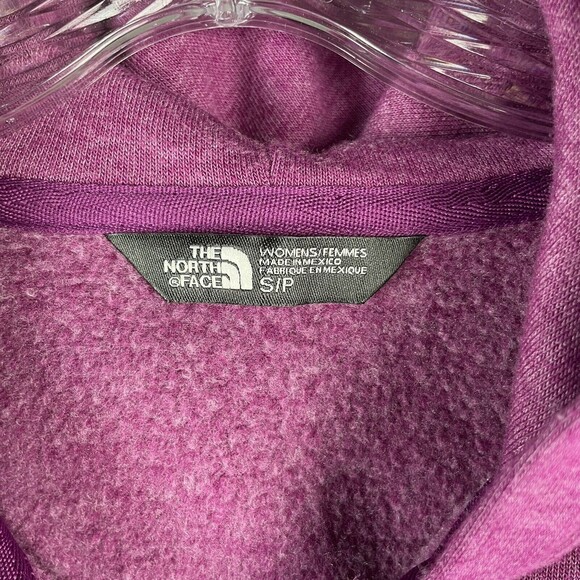 The North Face Pink Hooded Zip Up Sweatshirt Hoodie Small Jacket Activewear EUC - Picture 3 of 7